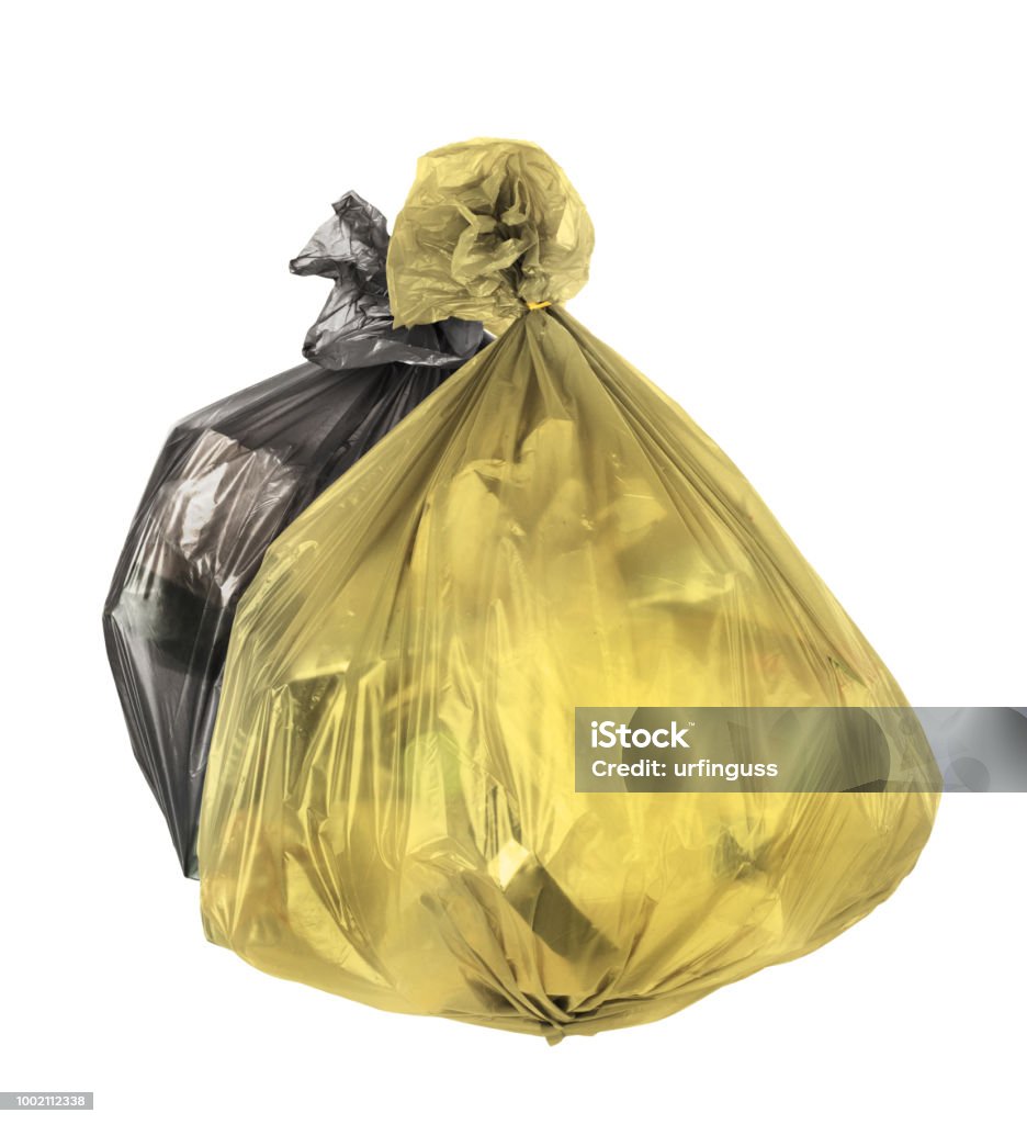 golden trash bag