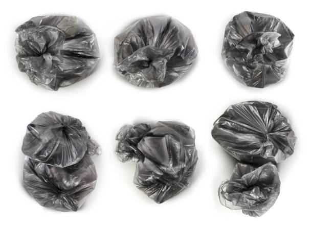 istock Set of garbage bags isolated on white background 1002113972