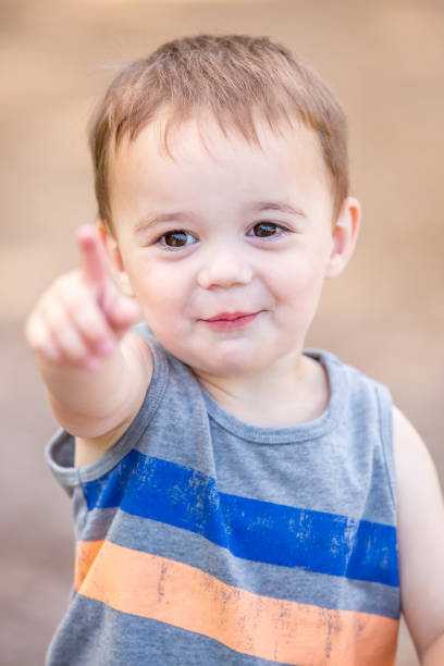 istock Close-Up of Toddler Boy Pointing 1002114572