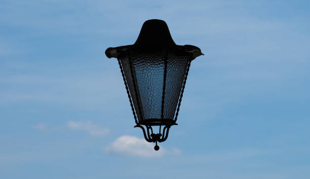 istock Surrealistic lamp in the sky 1002117114