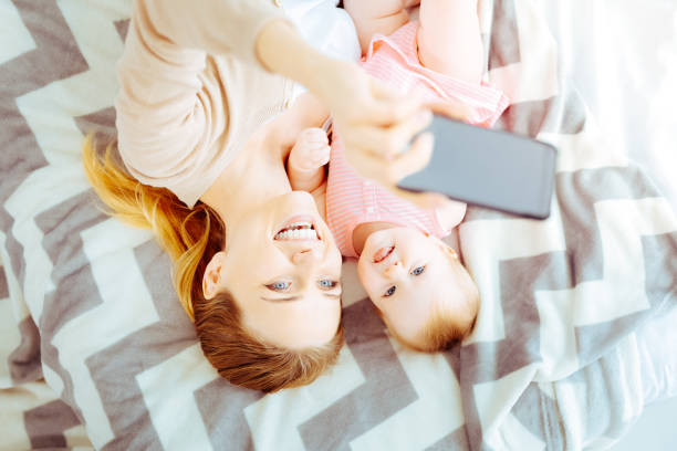 istock Top view of delighted females that posing on camera 1002119062