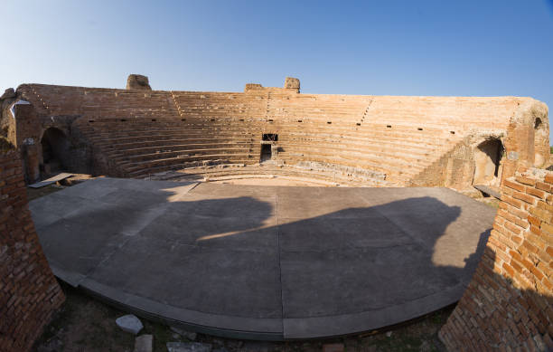 istock Roman Odeon in area of  ancient Nikopolis Preveza Greece 1002135384