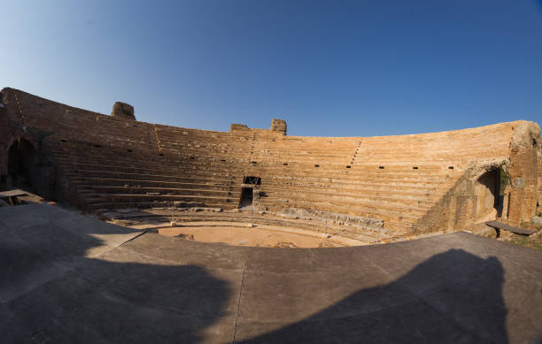 istock Roman Odeon in area of  ancient Nikopolis Preveza Greece 1002136040