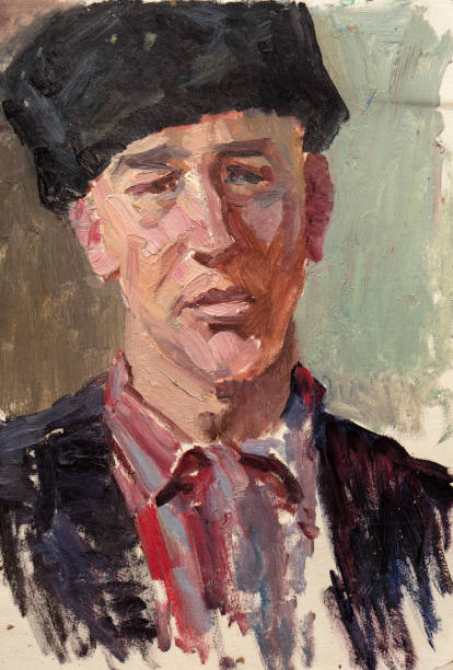 istock Oil painting, handmade 1002145144