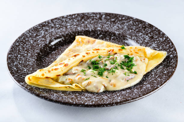 istock Delicious crepe with pork 1002148338