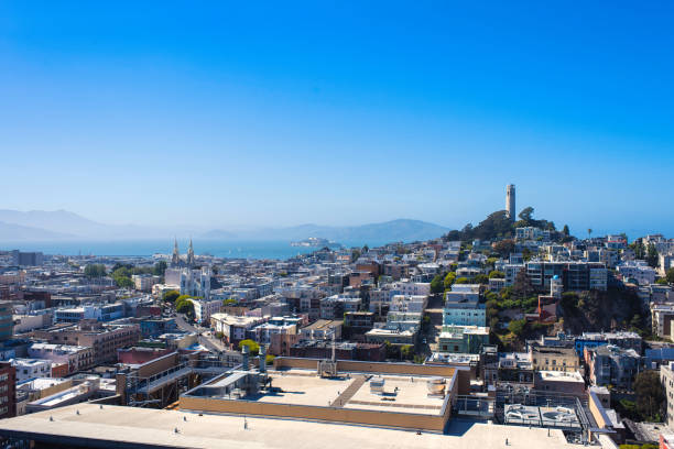 istock Coit Tower on Telegraph Hill from Russian Hill. San Francisco, California 1002153688