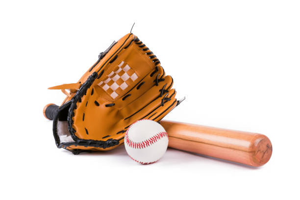 istock Baseball bat, ball and glove isolated over white 1002153934
