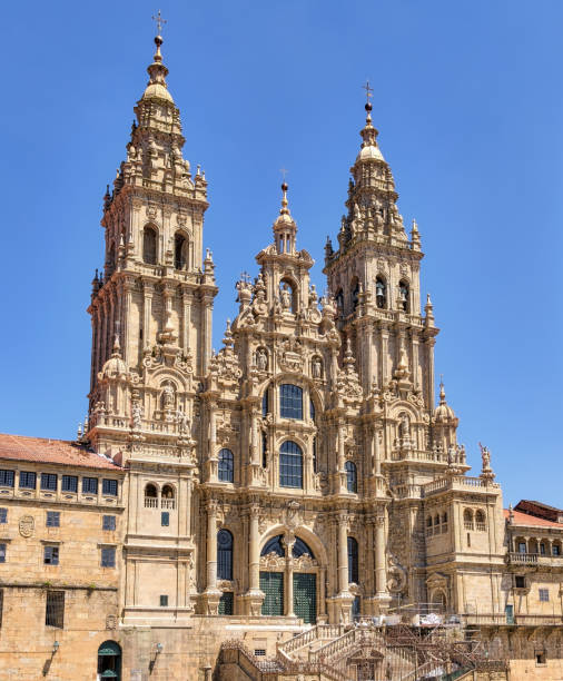 istock Santiago de Compostela cathedral, after restoration. 1002161458