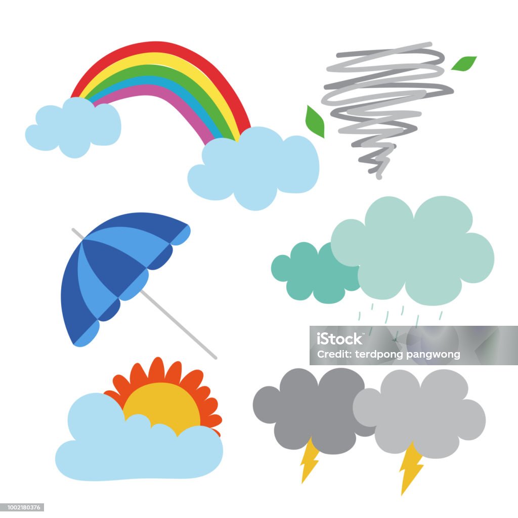 Weather Vector Stock Weather Vector Collection Design Stock Illustration - Download Image ...