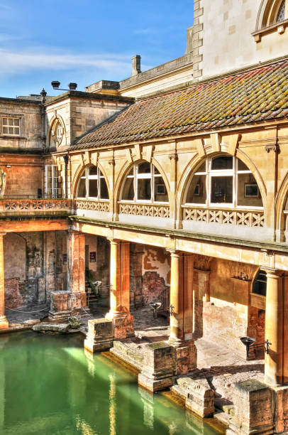 istock HDR of the famous Roman Baths in Bath Spa, England. 1002201532
