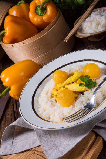 istock chicken in a curry cream sauce 1002207130