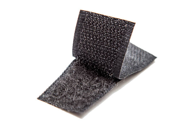 Velcro tape isolated on white stock photo