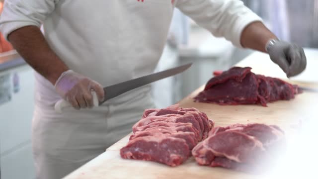Butcher meat cutter meat