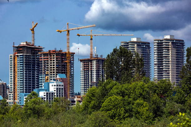 istock Construction of new Residential Area 1002223236