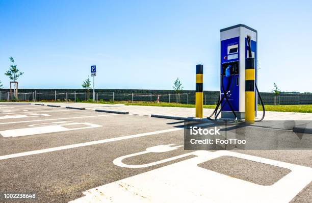 Power Supply For Electric Cars Stock Photo - Download Image Now - Electric Vehicle Charging Station, Electric Vehicle, Electric Car