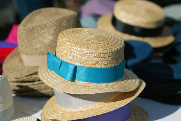 istock Female straw hats. 1002242164