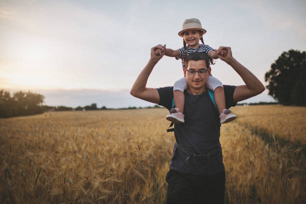 istock Happy family on a hiking trip 1002247436