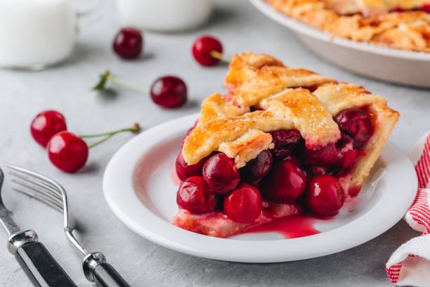 istock Homemade Cherry Pie with a Flaky Crust 1002270614