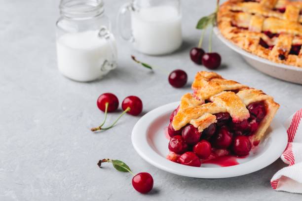 istock Homemade Cherry Pie with a Flaky Crust 1002270668