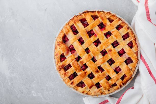 istock Homemade Cherry Pie with a Flaky Crust 1002271054