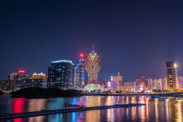 istock Building and the skyline of Macau 1002274588