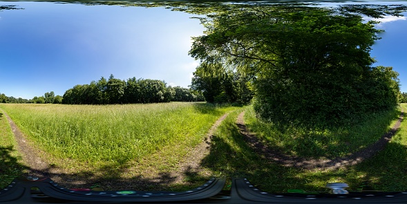 360 degree sphere landscape