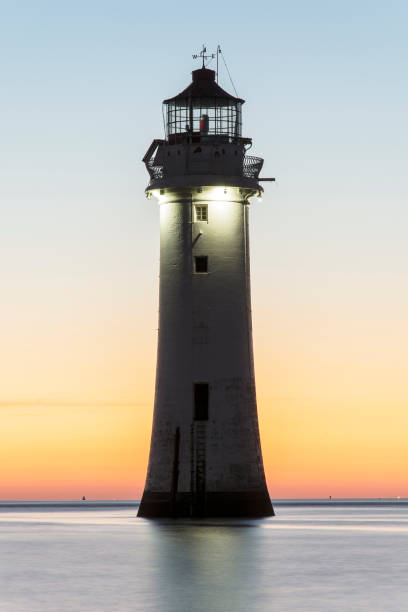 istock Sunset at New Brighton Lighthouse - Wirral 1002285966