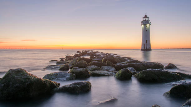 istock Sunset at New Brighton Lighthouse - Wirral 1002287720