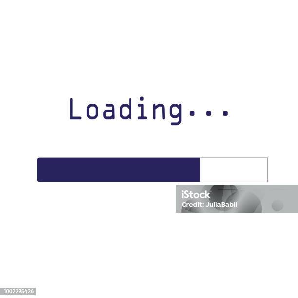 Loading Sign Vector Stock Illustration - Download Image Now ...