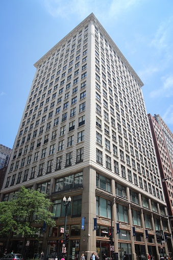 Richard M. and Maggie C. Daley Building of DePaul University in Chicago. The building accommodates the College of Communication and the School for New Learning.