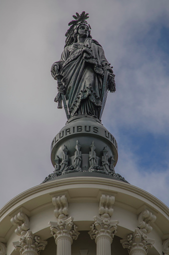 Statue of Freedom atop the US Capitol Building