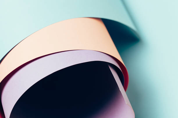 istock Rainbow paper background, colorful paper 1002339478