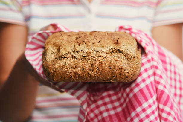 istock Homemade bread made with whole-wheat flour 1002342906