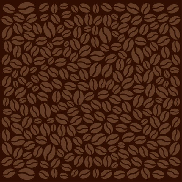 Coffee background with beans. Vector illustration Coffee background with beans. Vector illustration coffee background stock illustrations