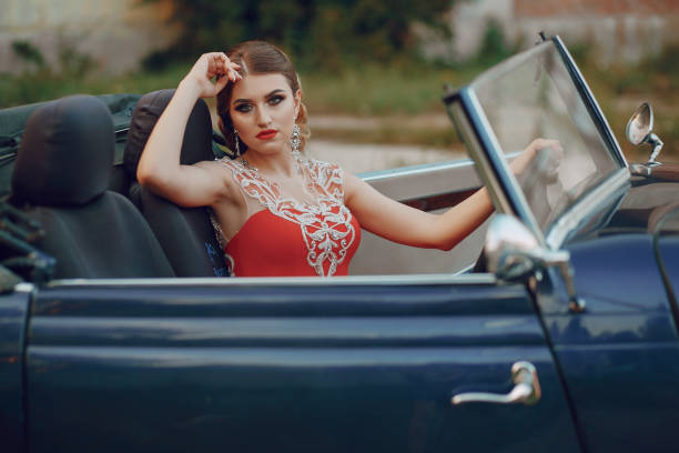 istock lady in a car 1002377588