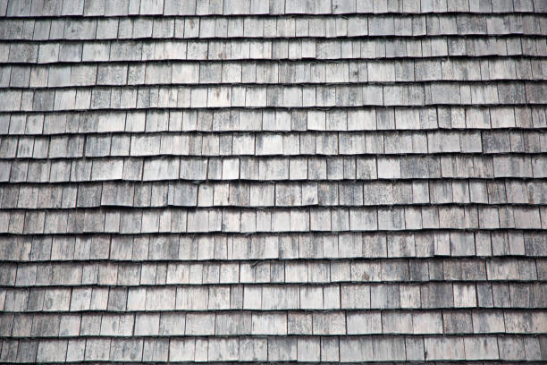 istock Traditional wooden shingles 1002406242