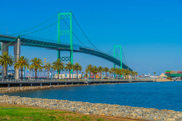 istock Vincent  Thomas Bridge from San Pedro to Long Beach, California 1002431086