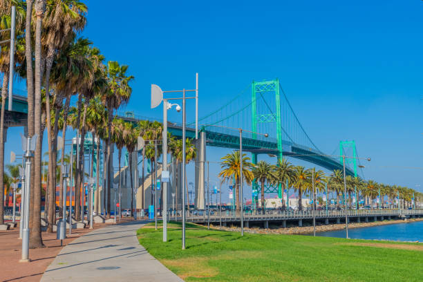 istock Vincent  Thomas Bridge from San Pedro to Long Beach, California 1002431272