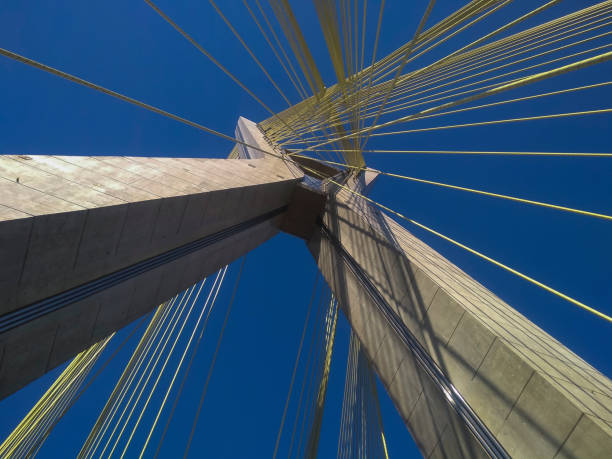 istock Cable-stayed bridge in the world, Sao Paulo Brazil 1002501720