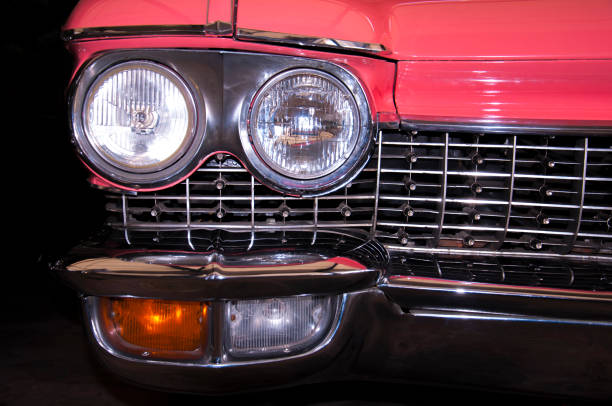 istock Clacsic car close up photo 1002510206