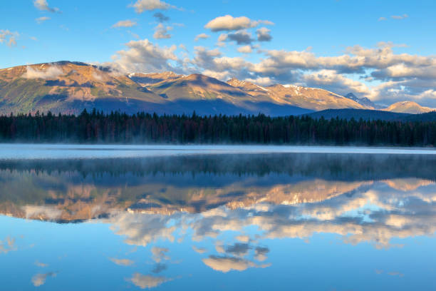 istock Lake Annette at Jasper National Park, Alberta, Canada 1002514864