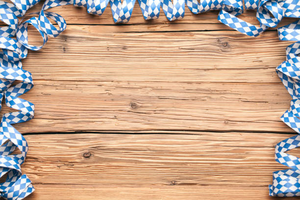 Beer Fest wooden background