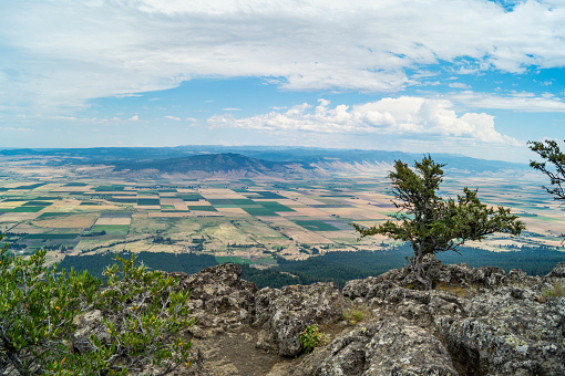 A view of the Grande Ronde Valley from the Wallowa-Whitman National Forest