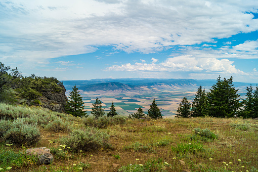 A view of the Grande Ronde Valley from the Wallowa-Whitman National Forest