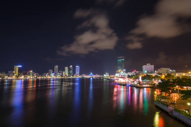 istock Danang, Beautiful And Lighting At Night in, Danang, Vietnam 1002569798