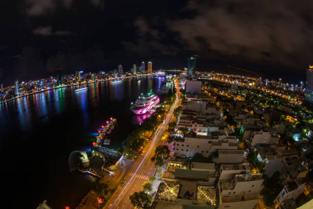 istock Danang, Beautiful And Lighting At Night in, Danang, Vietnam 1002569894