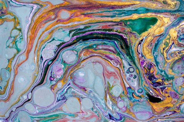 istock Marble abstract acrylic background. Marbling artwork texture. Agate ripple pattern. Gold powder. 1002580002