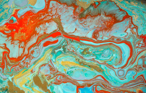 istock Marble abstract acrylic background. Marbling artwork texture. Agate ripple pattern. Gold powder. 1002582332