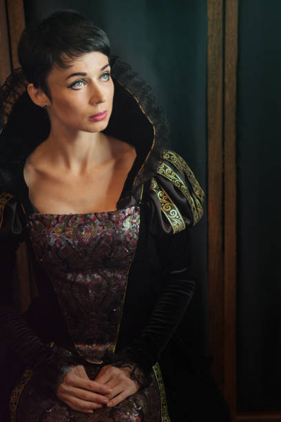 istock Girl in retro dress 1002582918