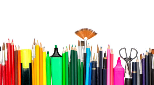 istock Stationery office school college student tools supplies 1002612498